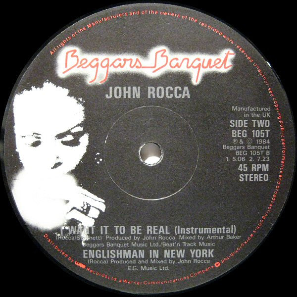 I Want It To Be Real John Rocca