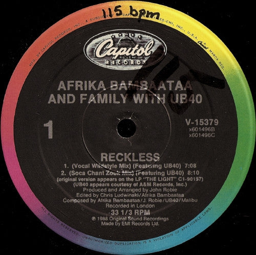 Reckless 2 Afrika Bambaataa & Family