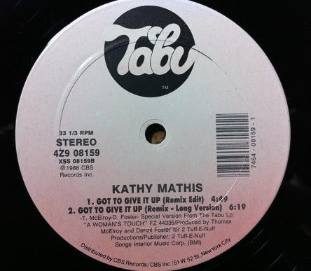 Got To Give It Up Kathy Mathis