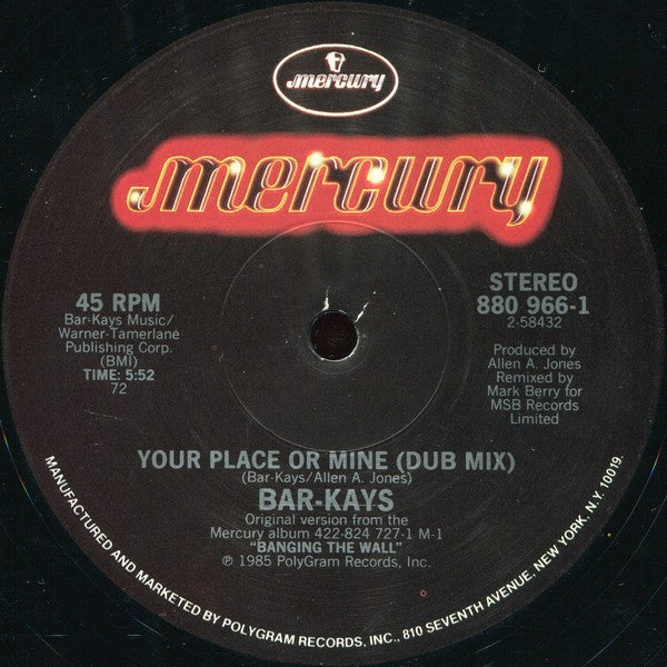 Your Place Or Mine Bar-Kays