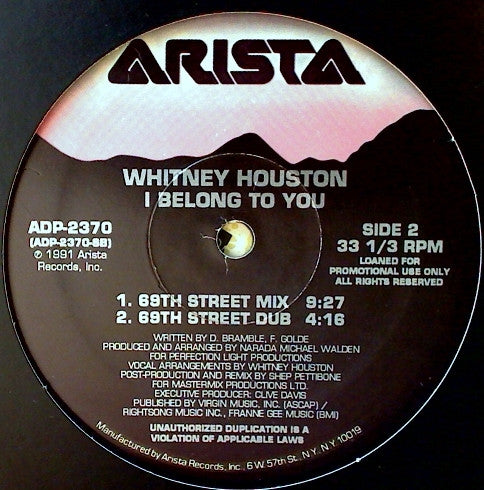 I Belong To You Whitney Houston