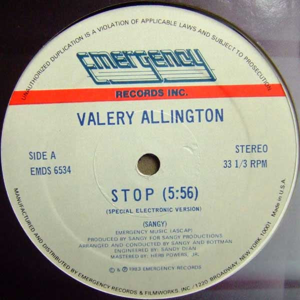 Stop Valery Allington