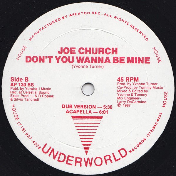 Don't You Wanna Be Mine Joe Church