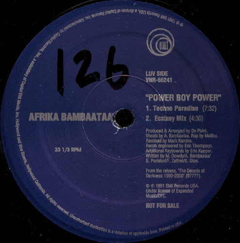 Power Boy Power Afrika Bambaataa
