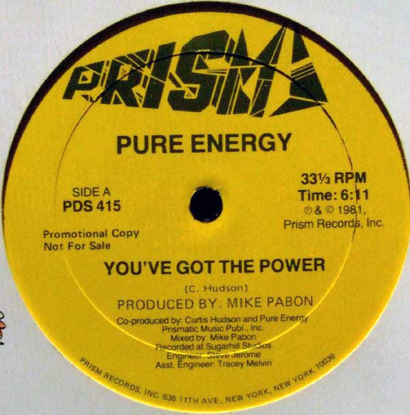 You've Got The Power Pure Energy