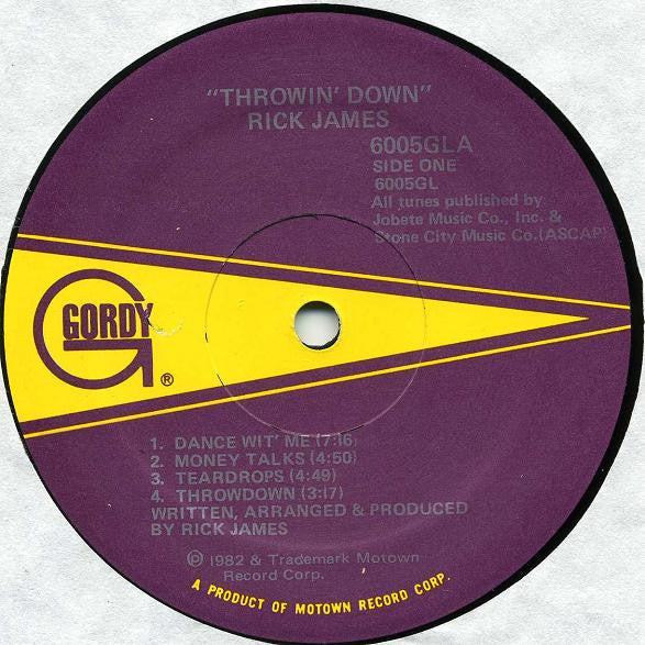 Throwin' Down Rick James