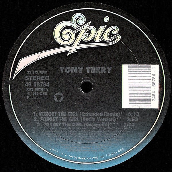 Forget The Girl Tony Terry