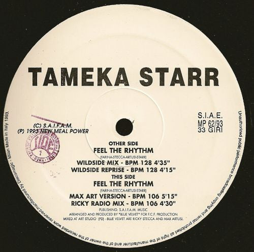 Feel The Rhythm Tameka Starr