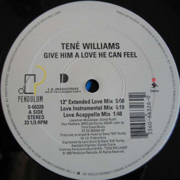 Donnez-lui un amour qu'il peut ressentir Tené Williams