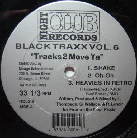 Vol. 6 "Tracks2Move Ya" Black Traxx