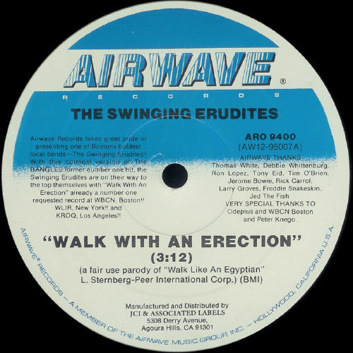 Walk With An Erection The Swinging Erudites