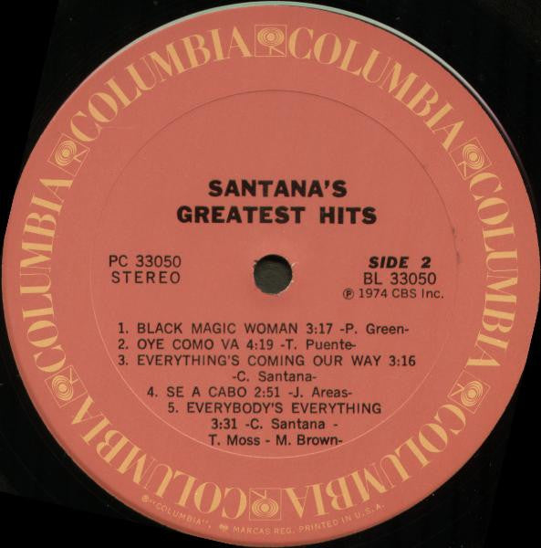 Santana's Greatest Hits Santana