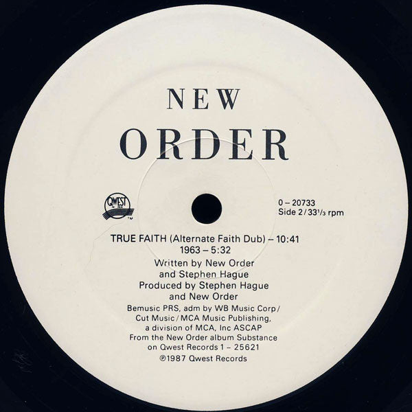 True Faith / 1963 | Rectangle Triangle