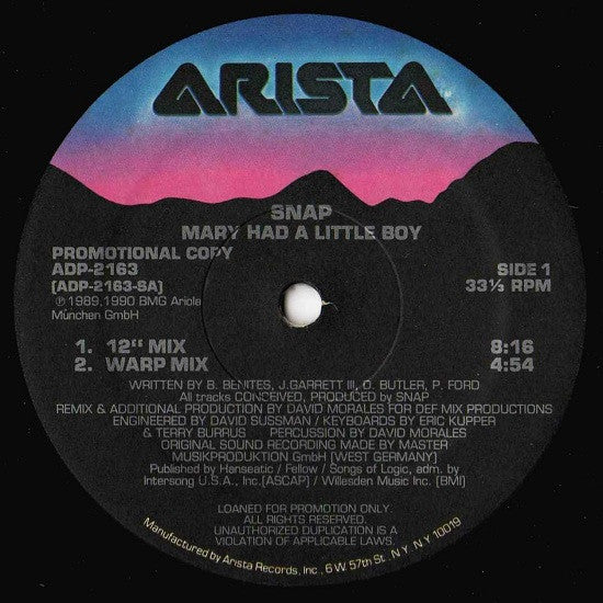 Mary Had A Little Boy Snap