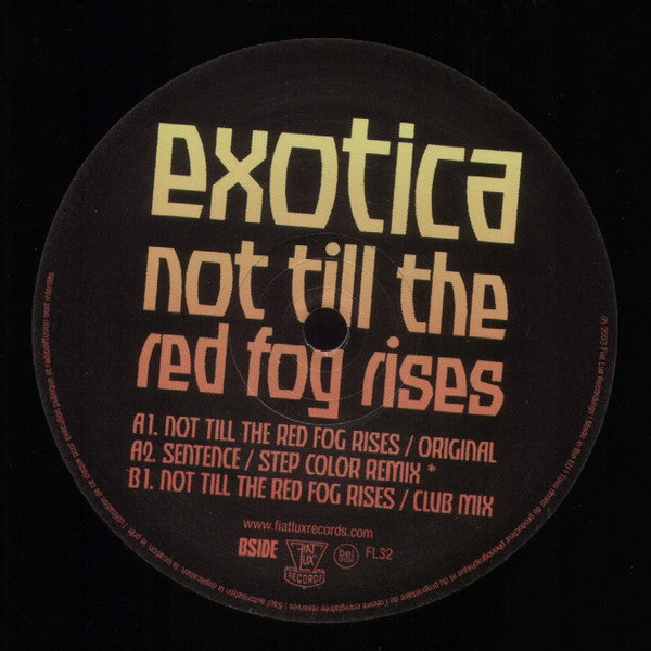 Not Till The Red Fog Rises Exotica