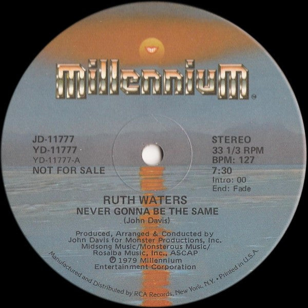 Never Gonna Be The Same Ruth Waters