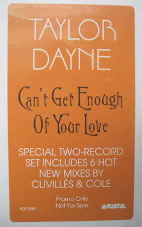 Can't Get Enough Of Your Love Taylor Dayne