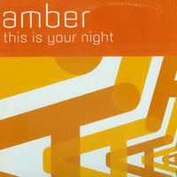 Rectangle Triangle "This Is Your Night" album cover with abstract geometric shapes in dark and vibrant colors.