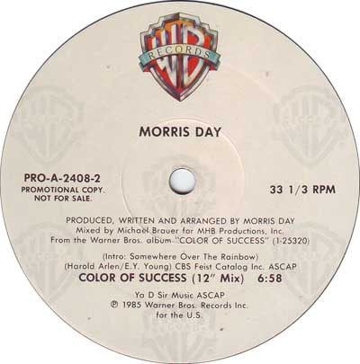 Color Of Success Morris Day