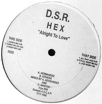 Close-up of the "Alright To Love" product by Rectangle Triangle, showing detailed design and branding elements.