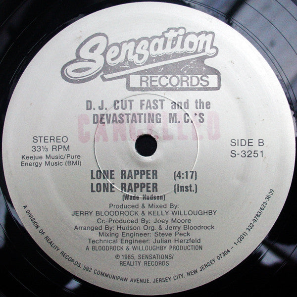 Lone Rapper DJ Cut Fast,The Devastating MCs