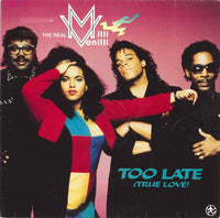 Rectangle Triangle Too Late (True Love) album cover featuring abstract geometric shapes and bold typography.