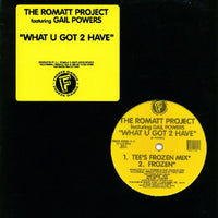Rectangle Triangle's "What U Got 2 Have" logo on a product label with bold black text on a white background