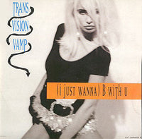 Rectangle Triangle "(I Just Wanna) B With U" music album cover featuring bold text on a dark background.