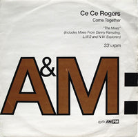 Rectangle Triangle's Come Together (The Mixes) album cover featuring abstract geometric design with vibrant colors.