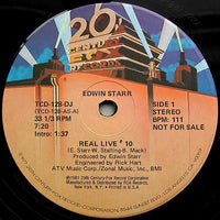 Edwin Starr - Real Live # 10, 12" vinyl, on 20th Century Fox Records (1981)