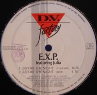 E.X.P. - Before The Night, 12" vinyl, on D.V. Factory (1993)
