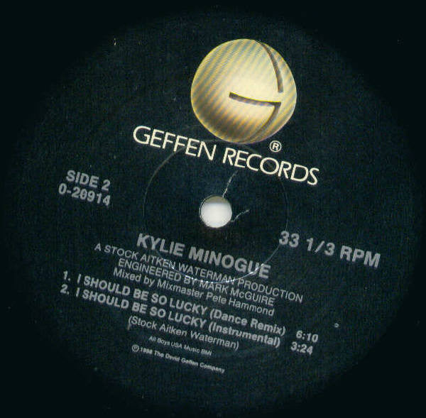 I Should Be So Lucky Kylie Minogue