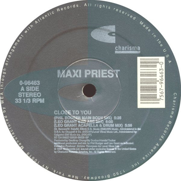 Close To You 3 Maxi Priest