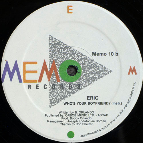 Who's Your Boyfriend? Eric