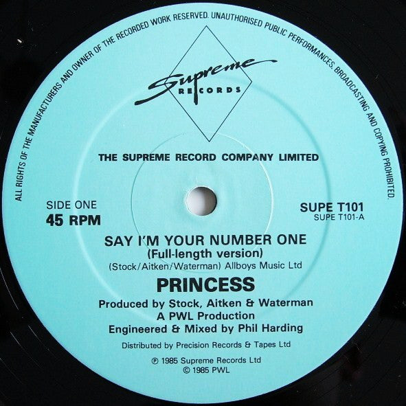 Say I'm Your No. 1 Princess