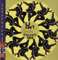 Rectangle Triangle U Can't Touch This Remix music album cover featuring vibrant graphic design and bold text.