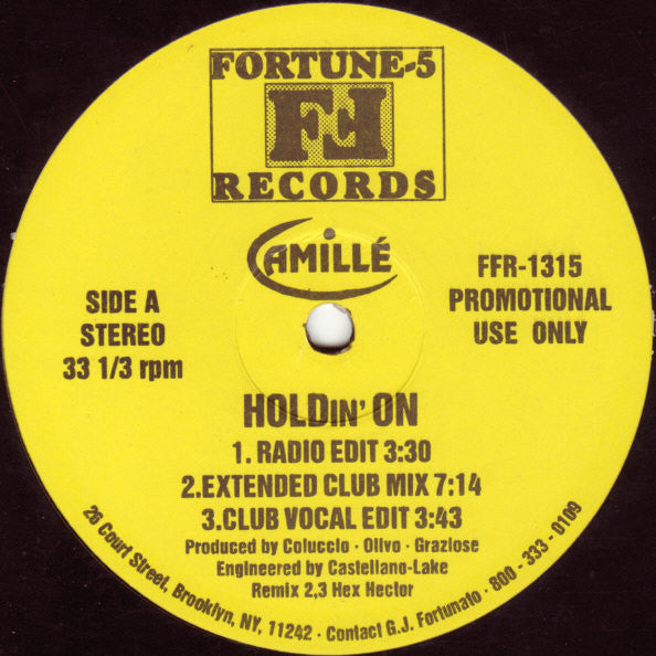 Holdin' On Camillé