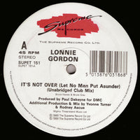 Rectangle Triangle It's Not Over album cover featuring abstract artwork and bold typography for the Let No Man Put Asunder release.