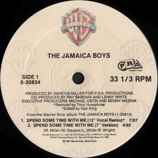 Spend Some Time With Me The Jamaica Boys