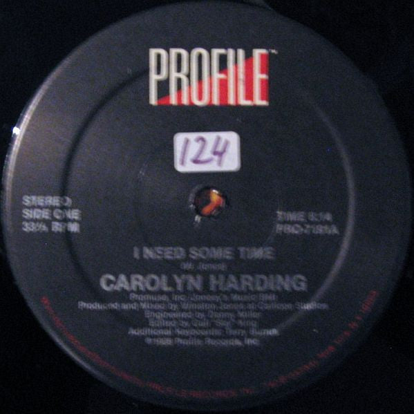 I Need Some Time Carolyn Harding