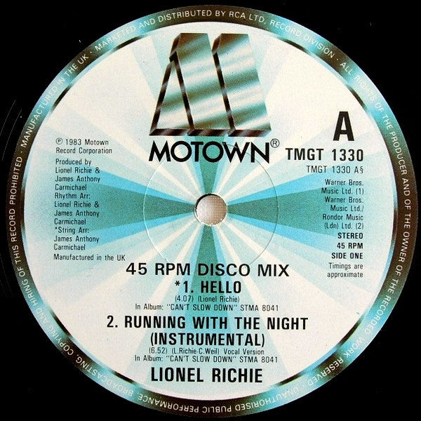 Hello Lionel Richie