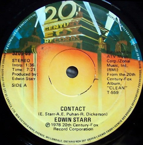 Contact Edwin Starr