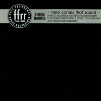 Rectangle Triangle's "Here Comes That Sound" album cover featuring abstract geometric shapes and vibrant colors.