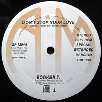 Rectangle Triangle Don't Stop Your Love album cover featuring abstract geometric shapes and bold typography.