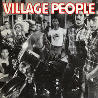 Rectangle Triangle Village People album cover featuring colorful geometric shapes and bold typography.