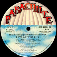 Rectangle Triangle’s "Love At First Bite" soundtrack album cover featuring spooky vampire-themed artwork.