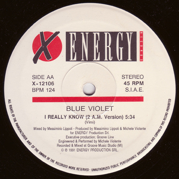 I Really Know Blue Violet