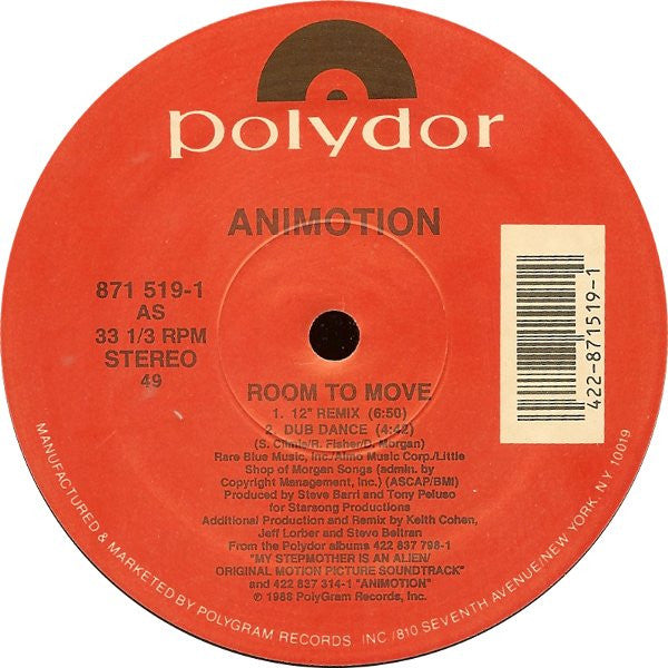 Room To Move Animotion