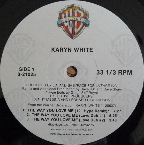 The Way You Love Me Karyn White