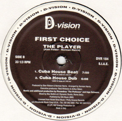 The Player (1997 Italian Remixes) First Choice